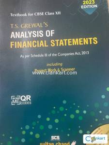 Analysis of financial statements Ts grewal