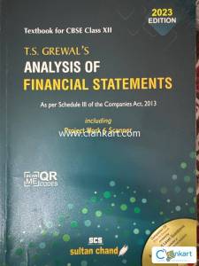 Analysis of financial statements, class 12