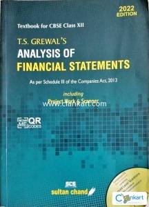 Analysis of financial statements for Class 12