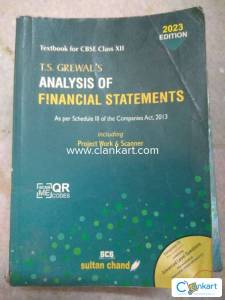 Analysis of financial statements for class 12
