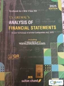 Analysis of financial statements for class 12th