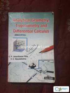 Analytical geometry,trigonometry and differential calculus for bsc mat