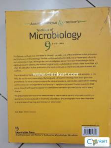 Ananthanarayan Microbiology textbook