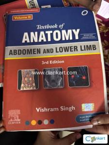 Anatomy book- abdomen and lower limb..with topper markings