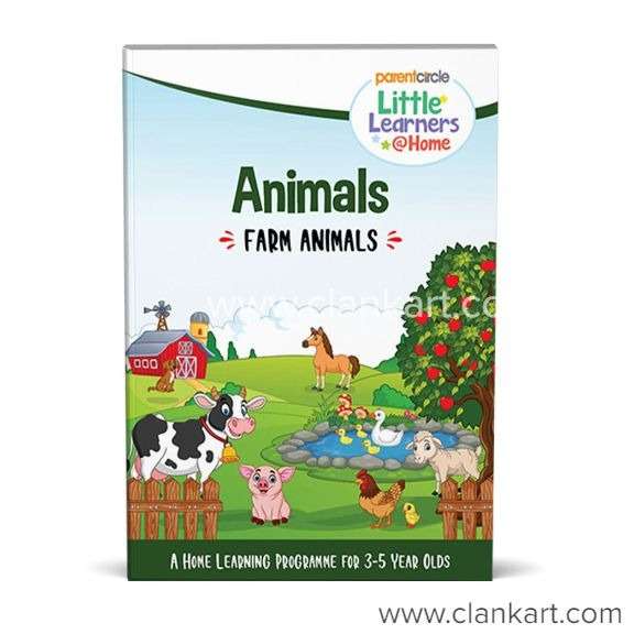 Animals Farm Animals Activity Book for 3 to 5 year old kids