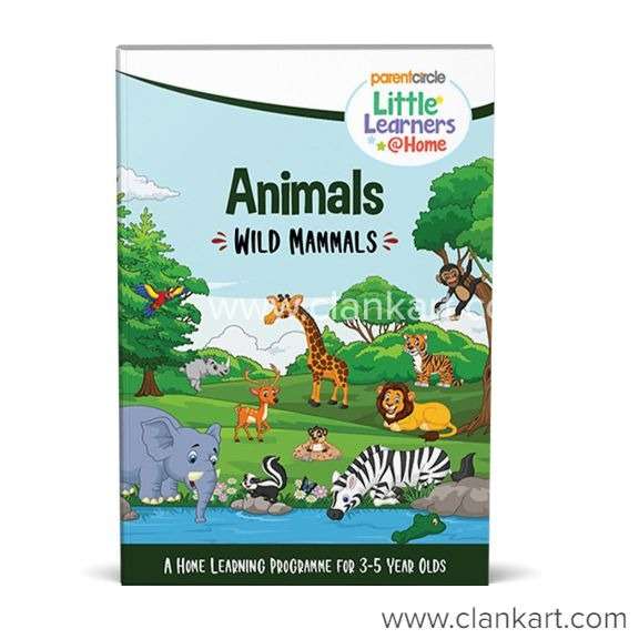 Animals Wild Mammals Activity Book for 3 to 5 year old kids