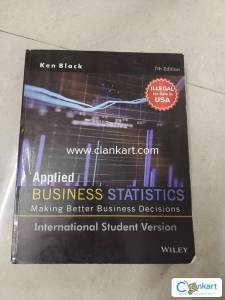 Applied Business Statistics Ken Black
