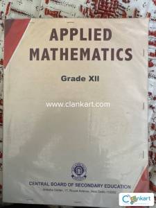 Applied Math NCERT book Class 12- Unused- Excellent Conditionl