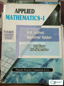 Applied Mathematics-1 for polytechnic 1 Semester