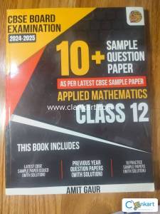 Applied Mathematics CBSE 12 Sample Papers