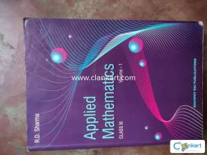 Applied mathematics Rd Sharma Class 11