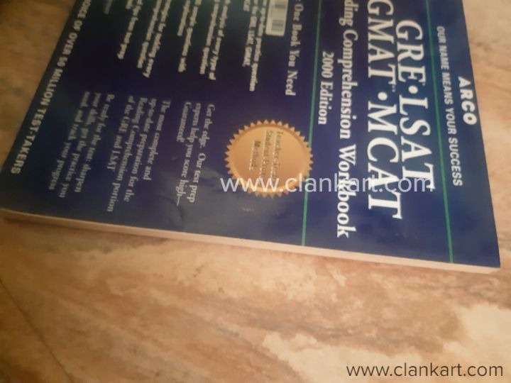 Arco GMAT GRE LSAT Reading Comprehension Imported Edition 50 off