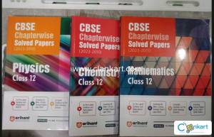 Arihant's CBSE Chapterwise Solved Papers - Phy, Chem, Math