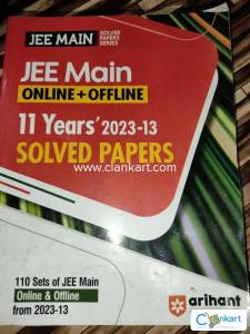 Arihant 11 years solved paper jee mains