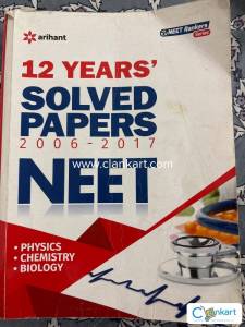 Arihant 12 Years solved papers NEET