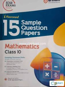 Arihant 15 Sample Questions Paper Mathematics Class 10