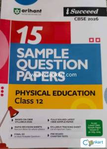 Arihant 15 Sample question paper class 12th Physical education