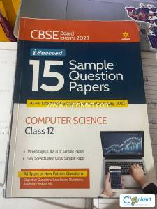 Arihant 15 sample question paper, computer science class 12th 2023