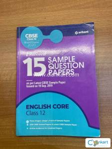 Arihant 15 sample questions paper for cbse class 12 English