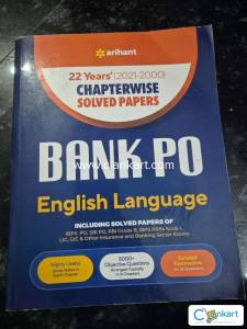 Arihant 22 years solved chapterwise papers bank PO