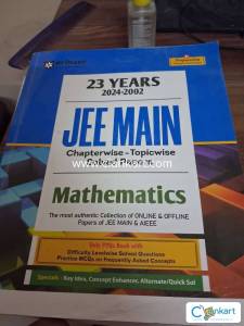 Arihant, 23 years JEE main chapterwise topic wise solved papers maths
