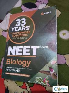 Arihant 33 years chapter wise solution (1988-2020) Neet biology