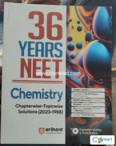 Arihant 36 years NEET Chemistry chapterwise Topicwise Solution