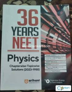 Arihant 36 years NEET Physics chapterwise Topicwise Solution