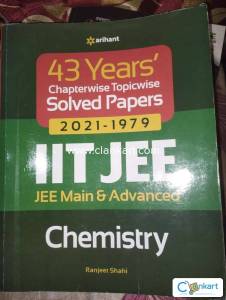 Arihant 43 years previous year question chemistry
