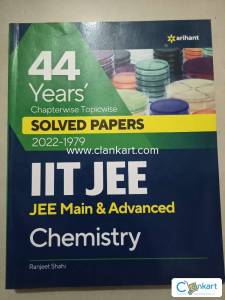 Arihant 44 Years IIT-JEE  Chemistry for JEE Main & Advanced