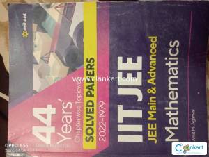 Arihant 44 years chapter-wise and topic-wise Solved papers IIT JEE