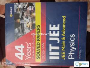 Arihant 44 years chapterwise and topicwise solved papers IIT JEE