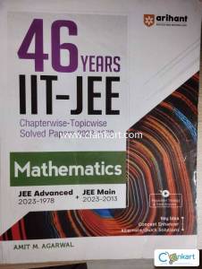 Arihant 46 Years IIT-JEE Mathematics-chapterwise solved papers
