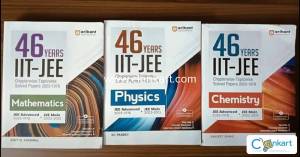 Arihant 46 Years, JEE Mains & Advance PYQ. Set of 3