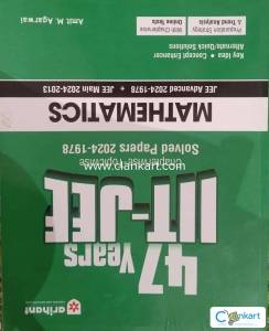 Arihant 47 years maths jee pyq (mains+advanced)