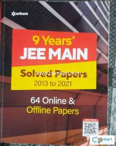 Arihant 9years JEE Main Solved Papers 2013-2021(64 papers in total)