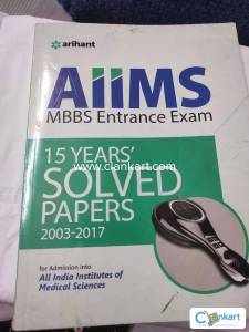 Arihant AIIMS ,15 year's solved paper,MBBS Entrance Exam