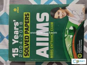 Arihant AIIMS 15 years' solved papers 2004-2018