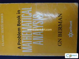 Arihant- A problem Book in Mathematical Analysis By GN Berman
