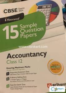 Arihant Accountancy Sample Paper Book for class 12