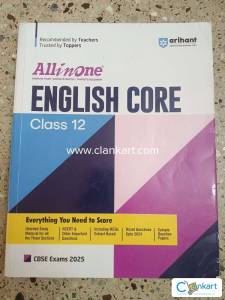 Arihant All In One English Core Class 12 (CBSE Exams 2025)