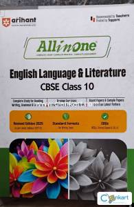 Arihant All In One English Language and Literature Class 10