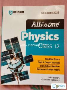 Arihant All In One Physics ISC Class 12 (2026 Examination)