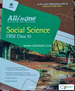 Arihant All in One Social Science class 10th CBSE Book