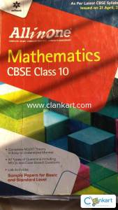 Arihant All in one Mathematics Class 10  complete theory and practice