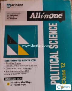 Arihant All in one Political science class 12th