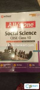 Arihant All in one Social Science  CBSE class 10 2026 edition