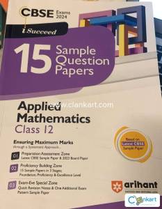 Arihant Applied Mathematics CBSE Sample Paper Book for Class 12