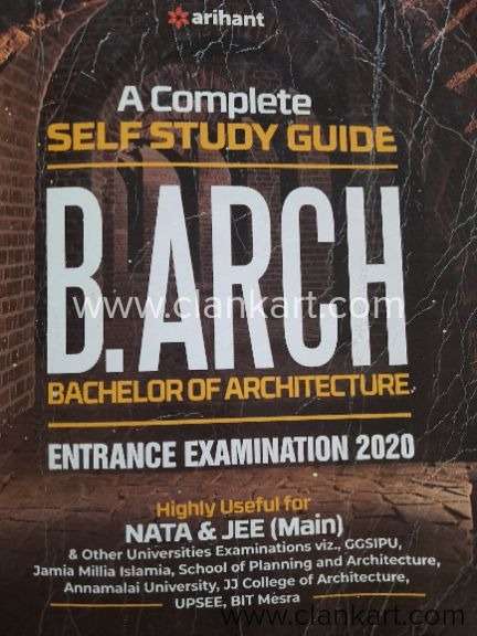 Arihant BArch Entrance Examination 2020 useful for nata and jee main