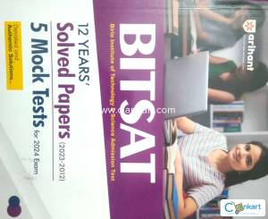 Arihant BITSAT 12 Years solved papers + 5 mock tests